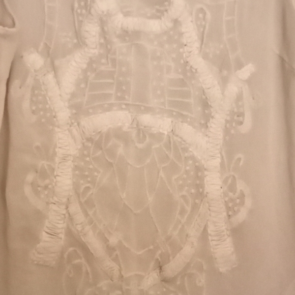 Women's Sheer Blouse Tank Top Size M - Picture 2 of 4